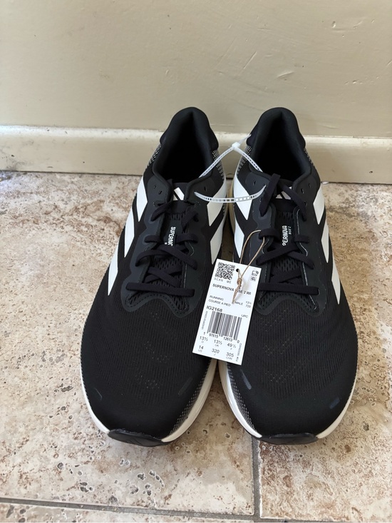 Adidas Supernova Rise 2 Wide Men 14 Running Shoes Black IG2168 New main image 4